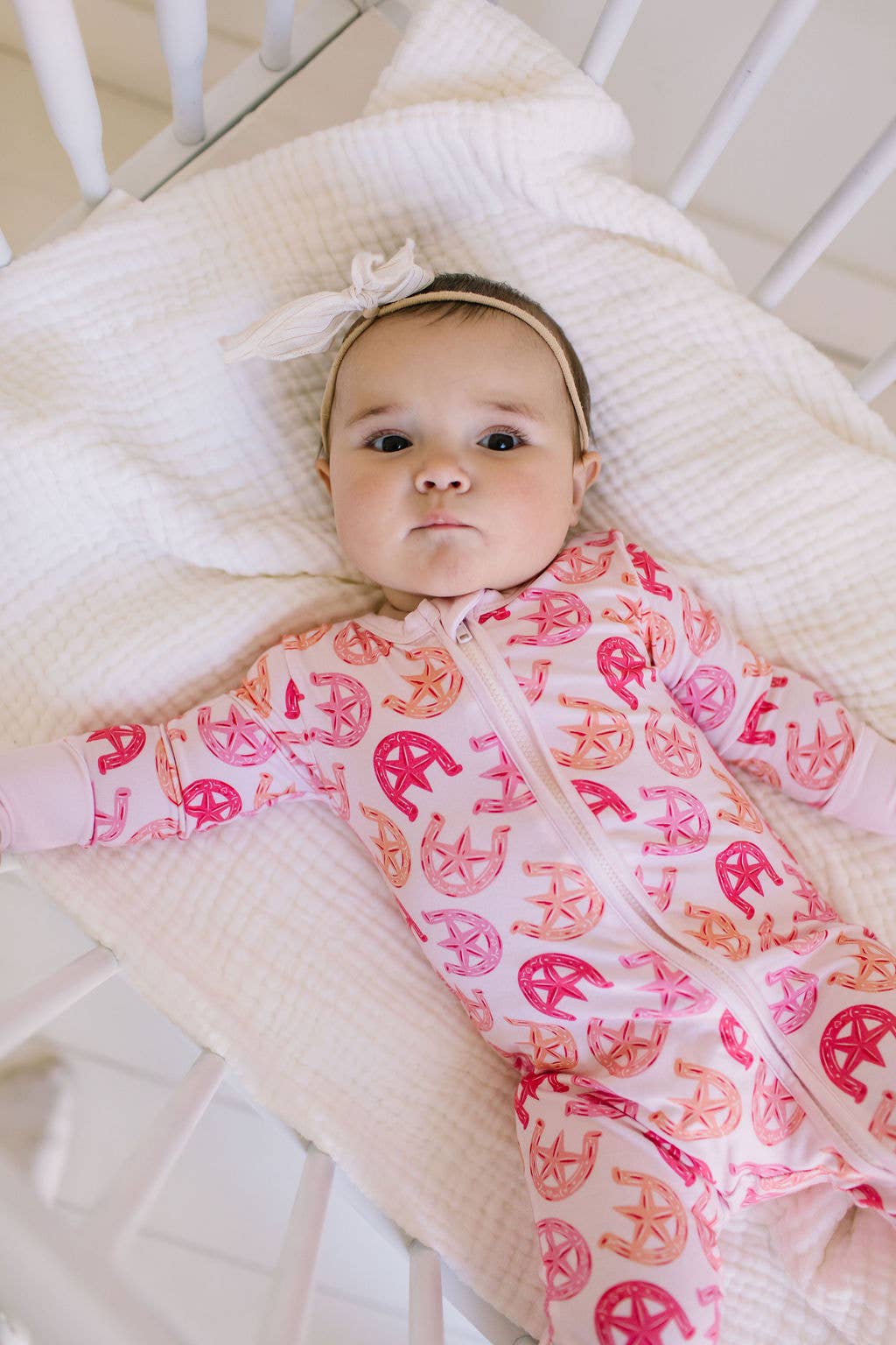 Zippy Bamboo Baby PJ in Horse Shoe