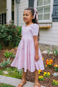 Puff Dress in Dreamy Unicorn