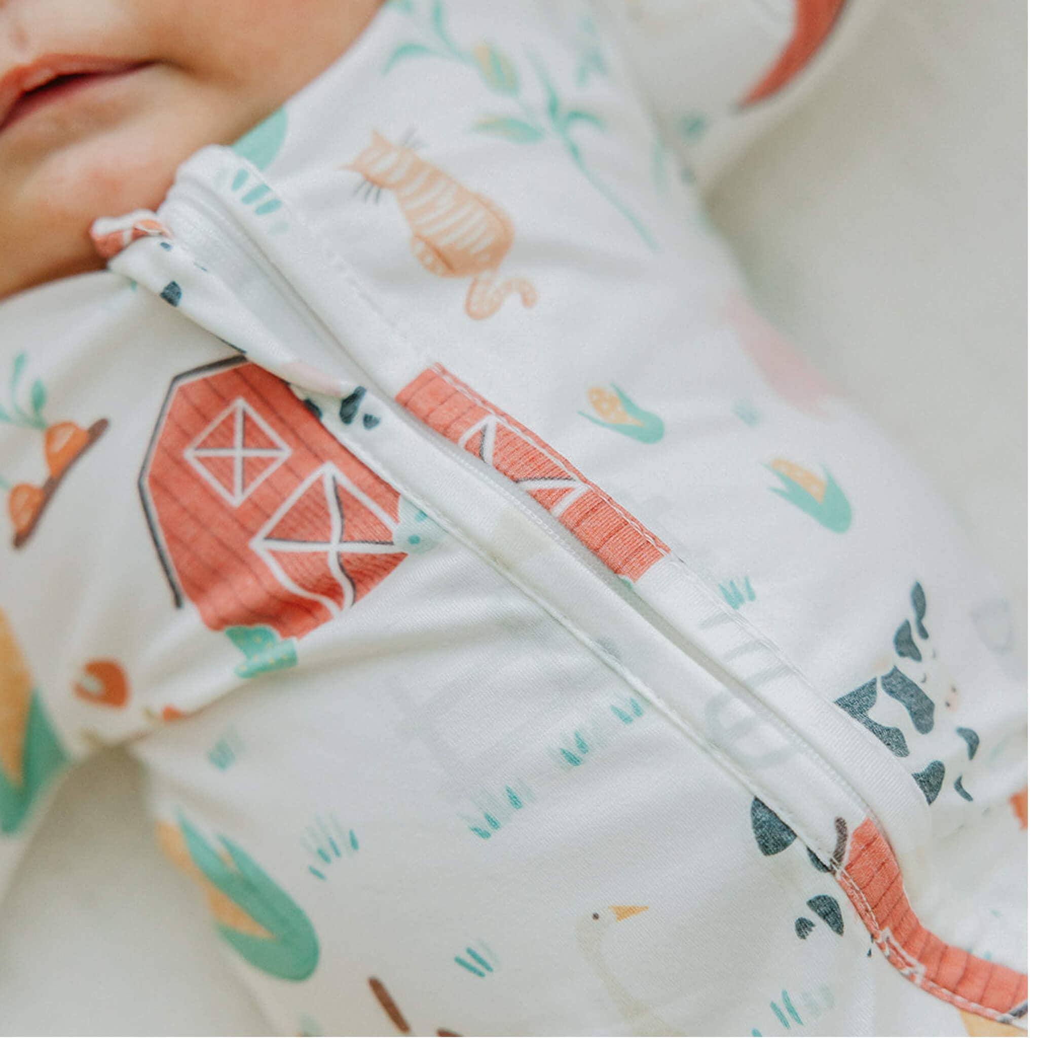 Zip-Up Footie Pajama - Farmstead