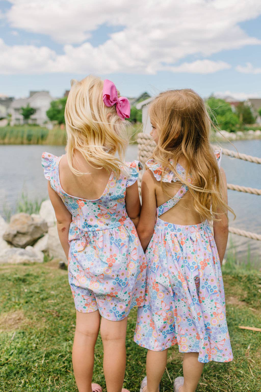 Macie Romper in Butterfly Dream