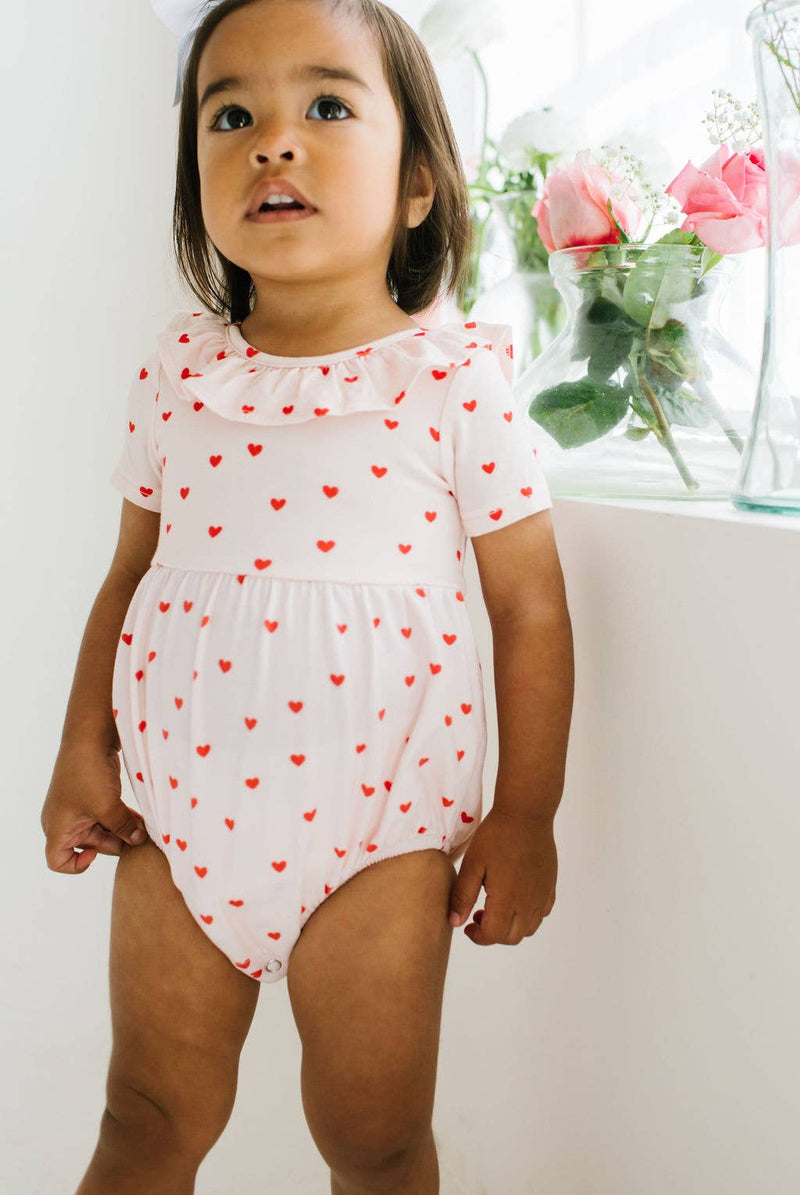 Harlow Romper in Sweetheart