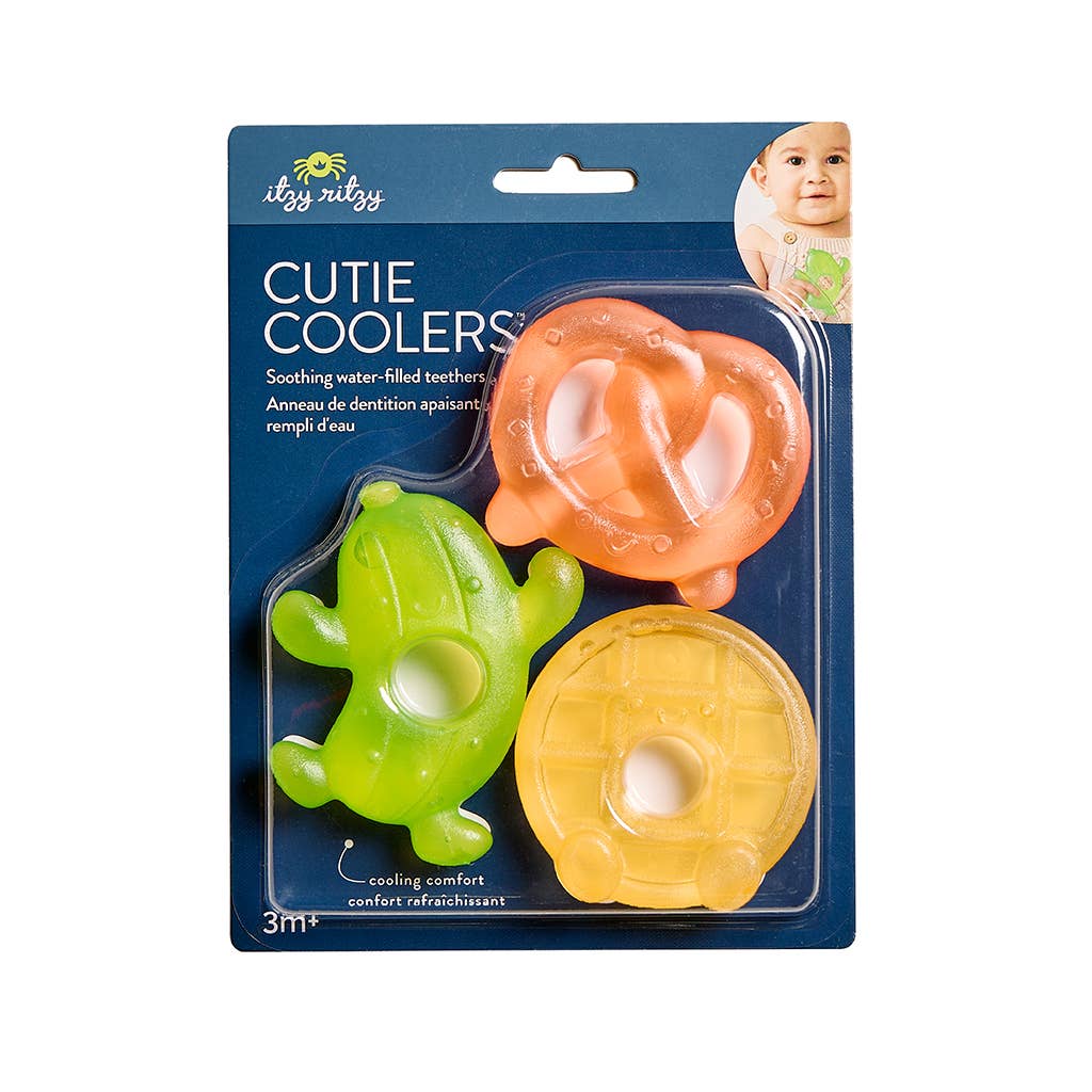 Cutie Coolers™ Water Filled Teethers (3-pack): Silly Foods
