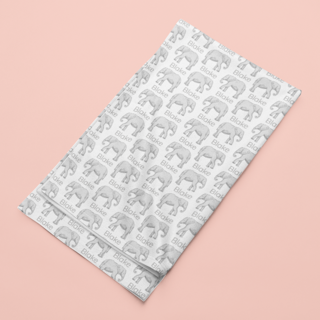 Sugar + Maple Stretchy Blanket | Elephant