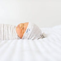 Copper Pearl Top Knot Hat | Oat