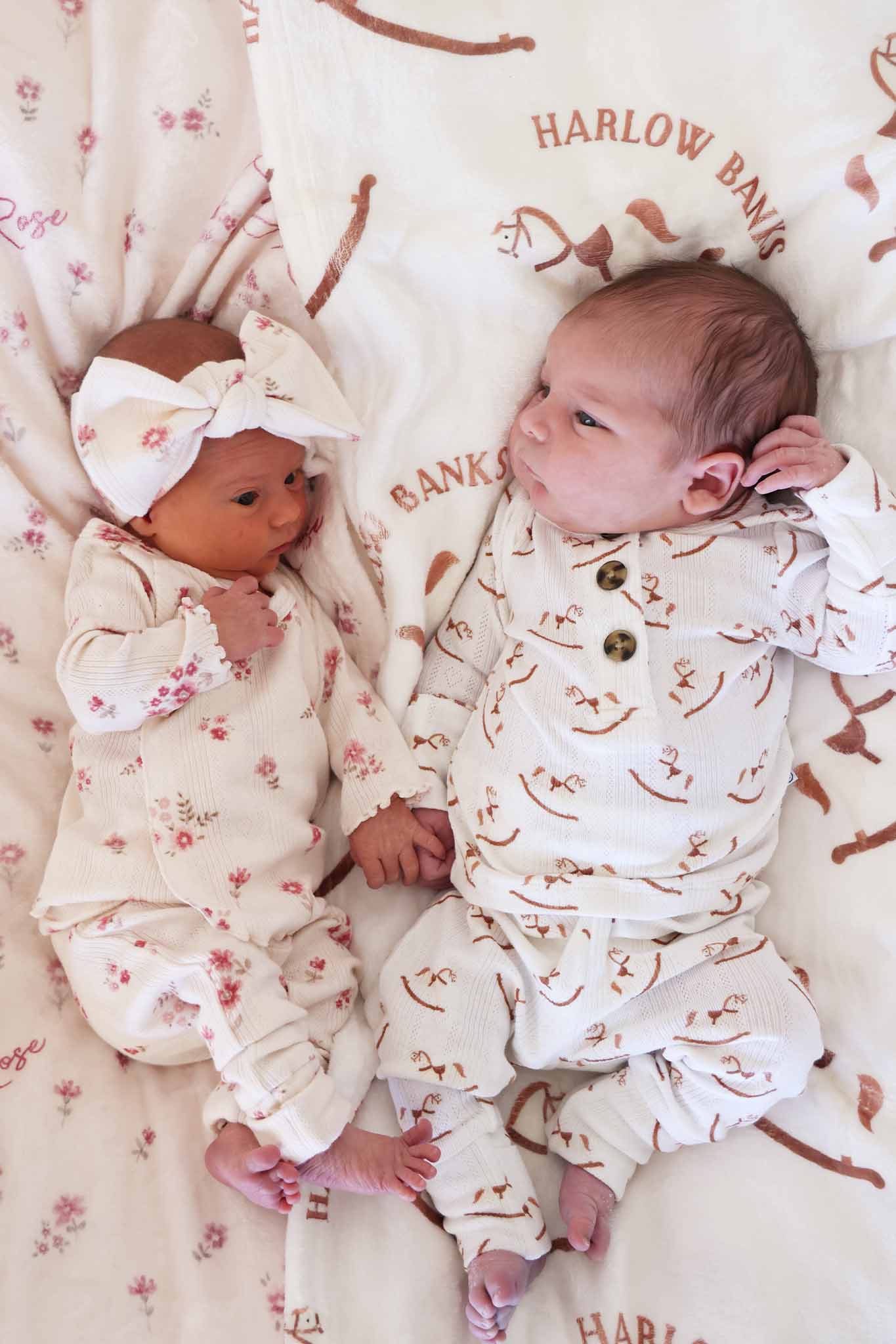 2pc Waffle Crossover Top & Bottom | Precious Posies