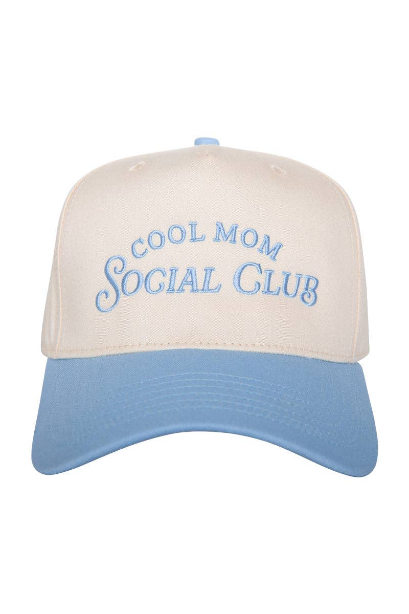 Cool Mom Social Club Retro Two-Toned Hat For Mother's Day
