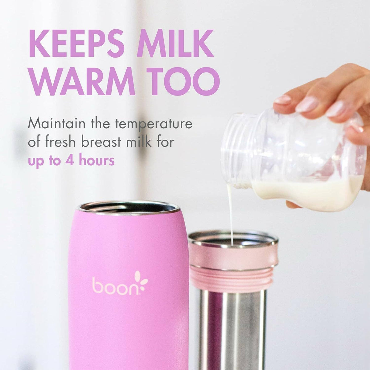 Boon Frosh Portable Breast Milk Chiller 24 oz - Purple