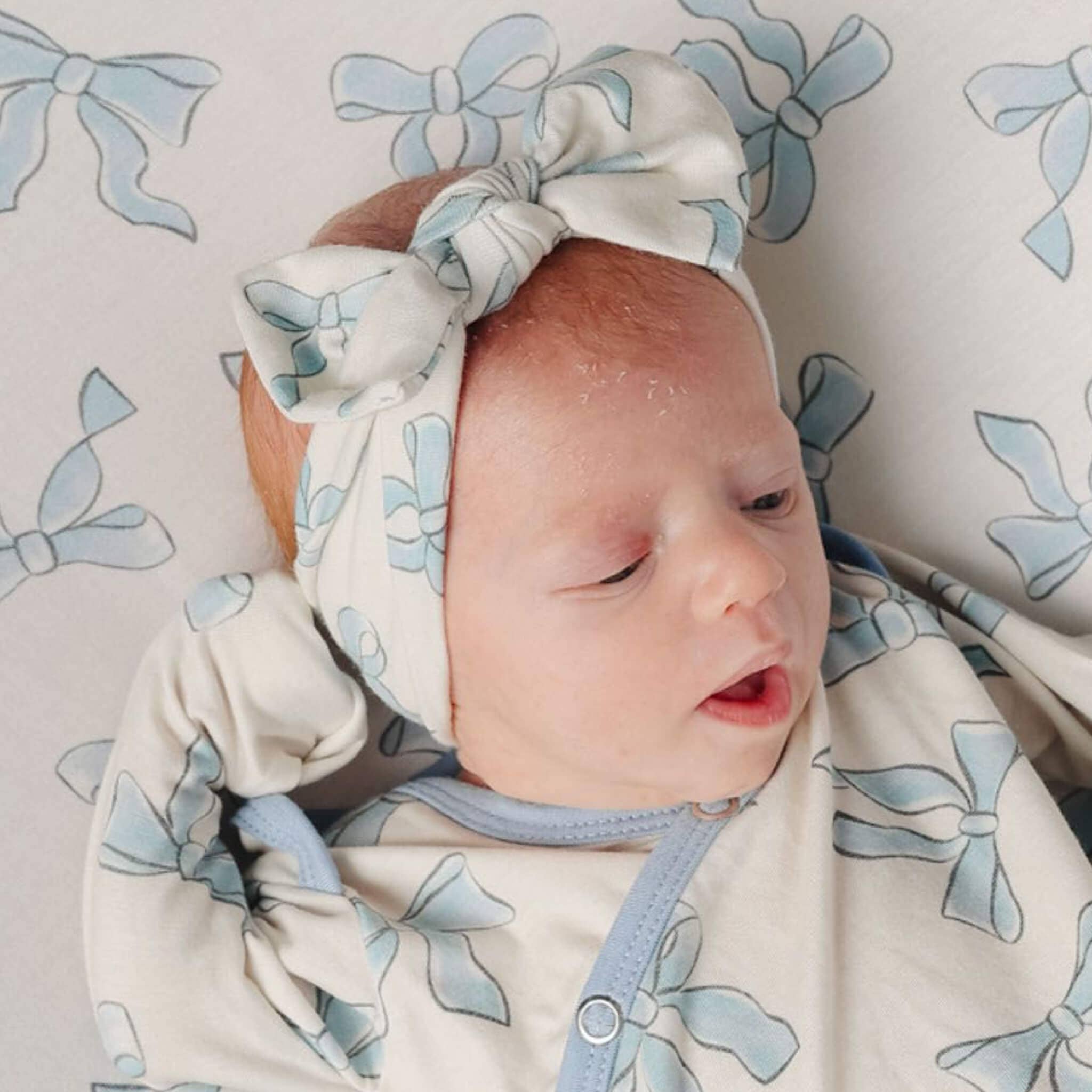 Knit Headband Bow - Daphne