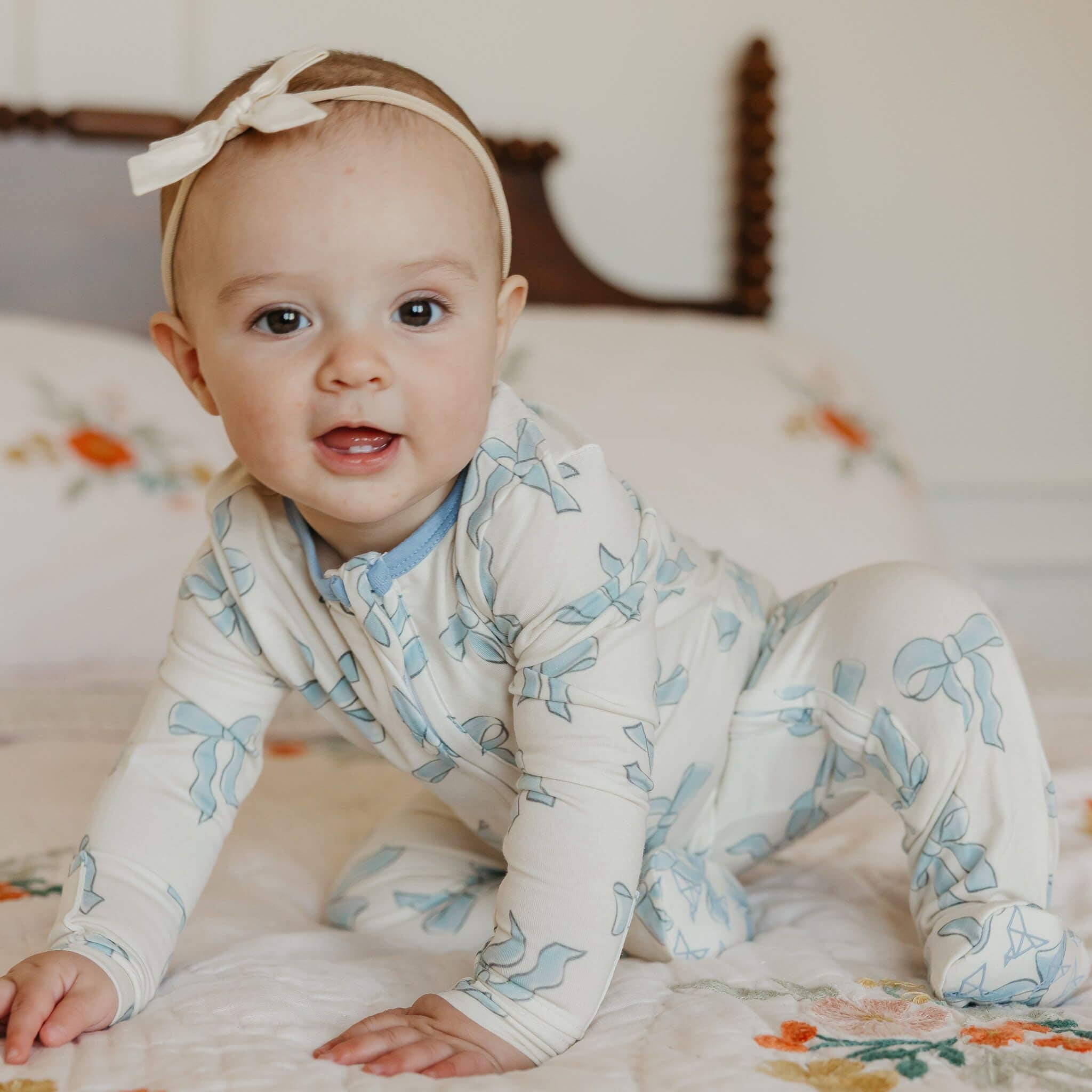 Zip-Up Footie Pajama - Daphne