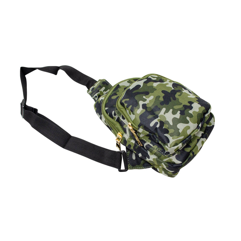 Boys Crossbody Sling Bag: Jungle Camo