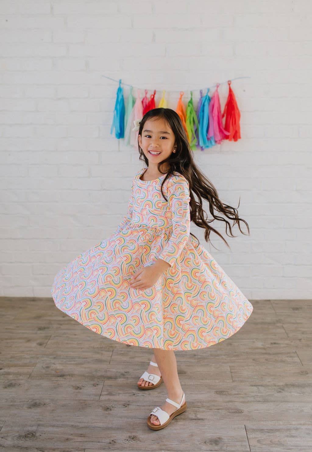 Ollie Jay Gwendolyn Dress in Primary Rainbow