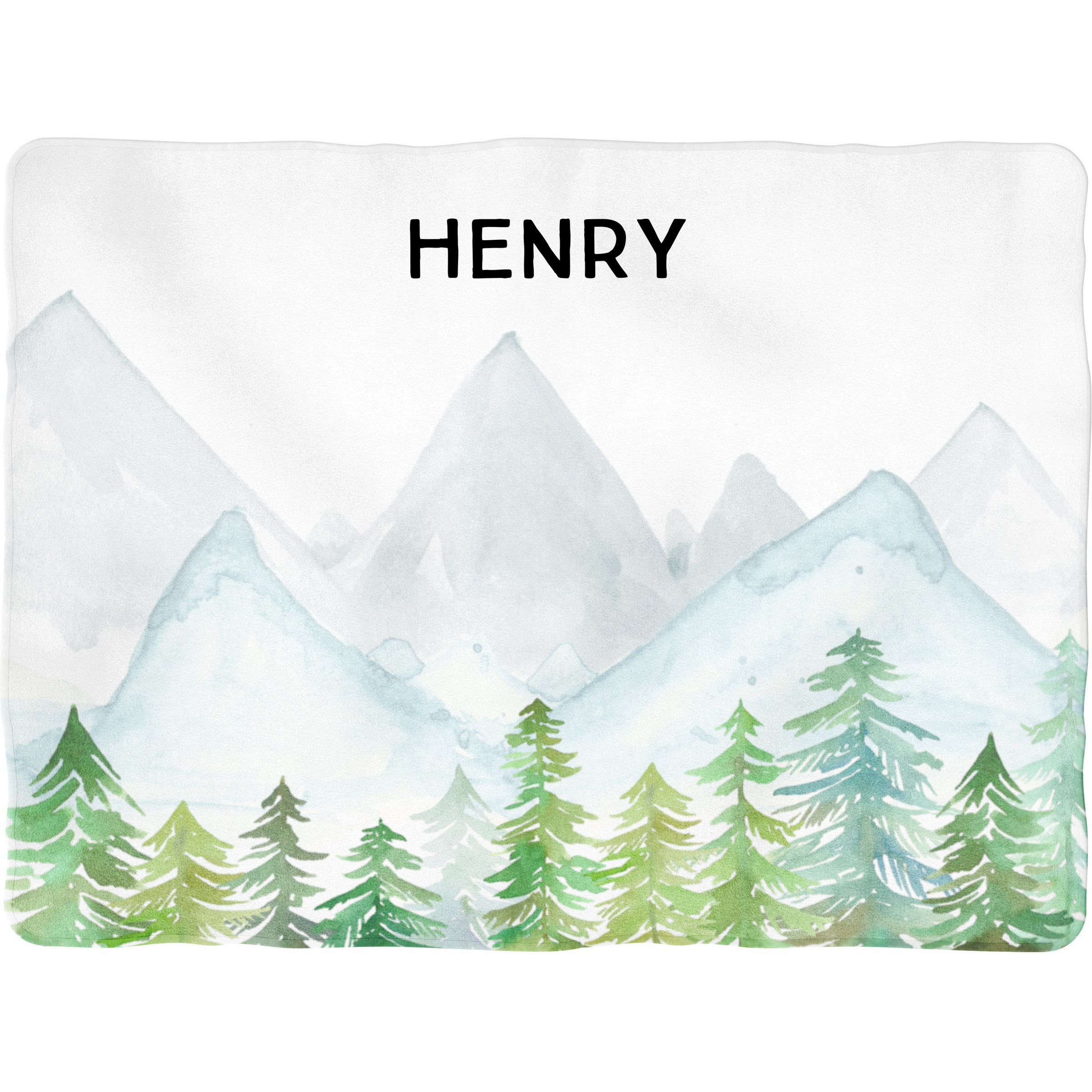 Sugar + Maple Backdrop Blanket | Forest with Name