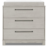 Simmons Kids Rustic 3-Drawer Dresser with Interlocking Drawers