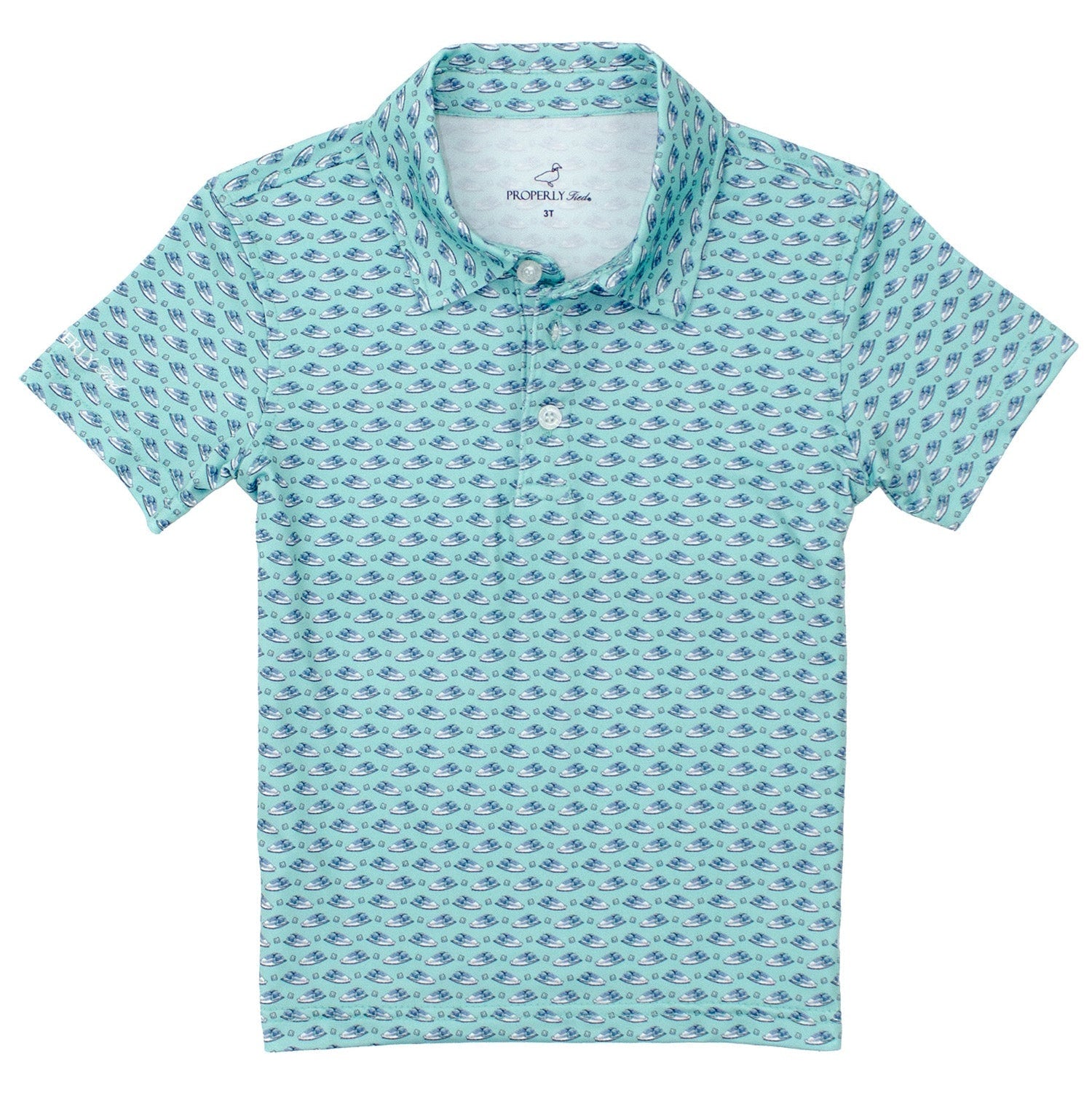 Properly Tied Boys Inlet Polo Jet Ski