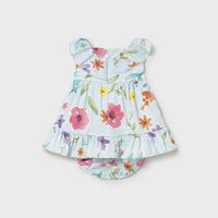 Mayoral Newborn Girl Printed Dress with Bloomers | Hawaii