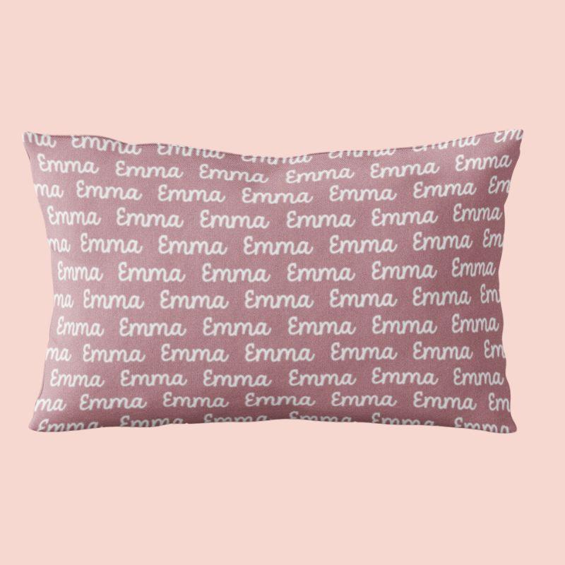 Sugar + Maple Custom Pillow | Repeating Name