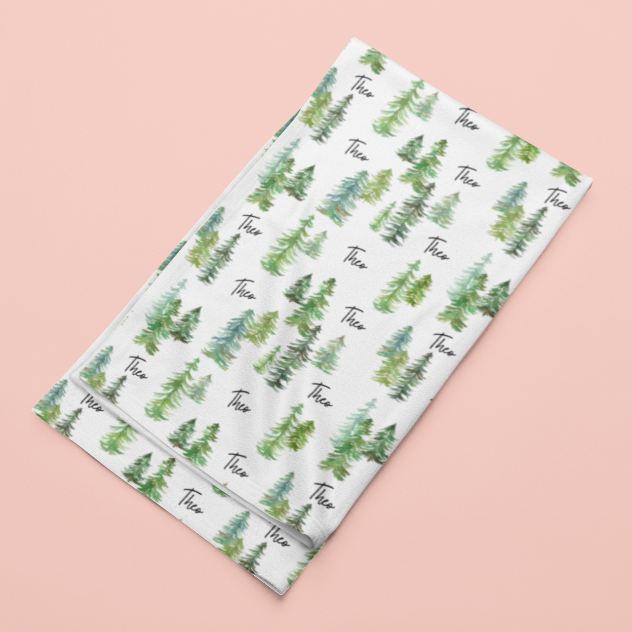 Sugar + Maple Stretchy Blanket | Pine Tree