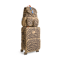 Leopard Logan Carry-On Suitcase - Baby Biz