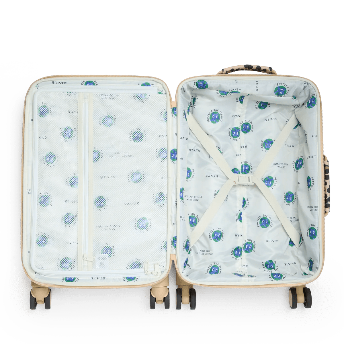 Leopard Logan Carry-On Suitcase - Baby Biz