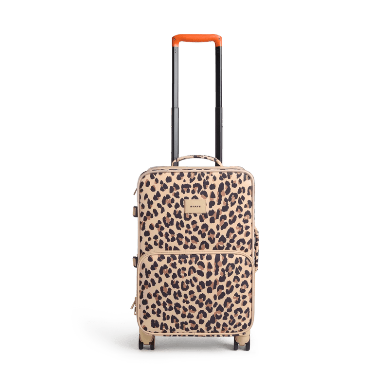 Leopard Logan Carry-On Suitcase - Baby Biz