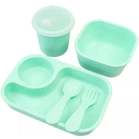Re-Play 5-Pack Tiny Dining Set Feeding Supplies for Babies and Toddlers
