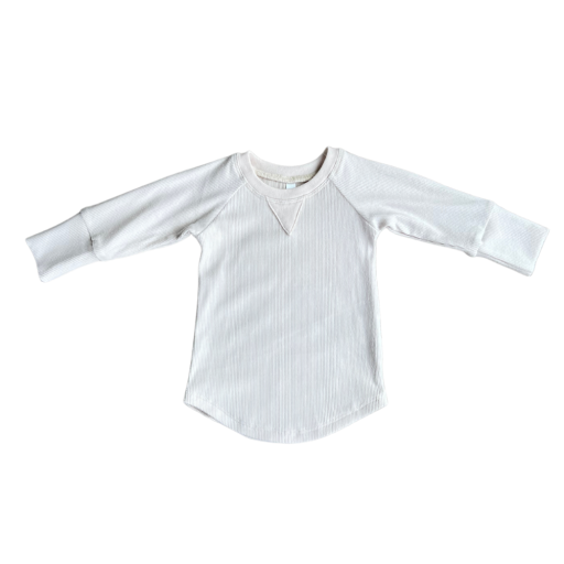 Babysprouts Ribbed Top | Cream