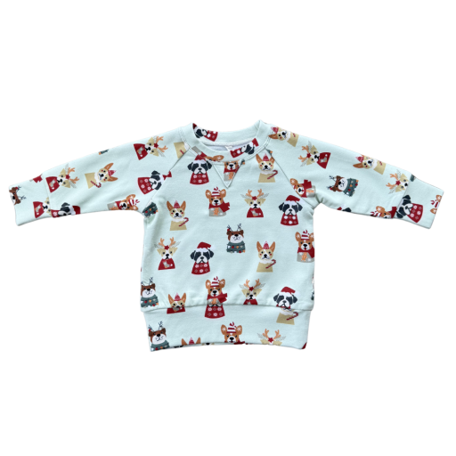 Babysprouts Clothing Company Raglan Sweatshirt | Christmas Dogs