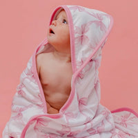 Copper Pearl Premium Baby Knit Hooded Towel | Bow My Gosh