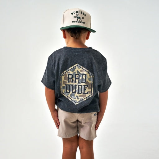 Burlebo Youth Tee | Rad Dude Deer Camo