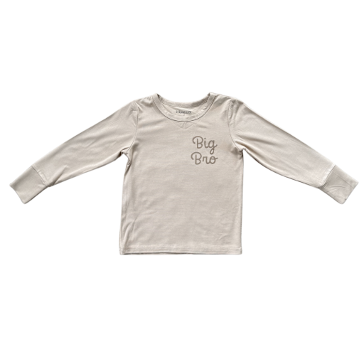 Babysprouts Boy's Long Sleeve Tee | Big Bro In Desert