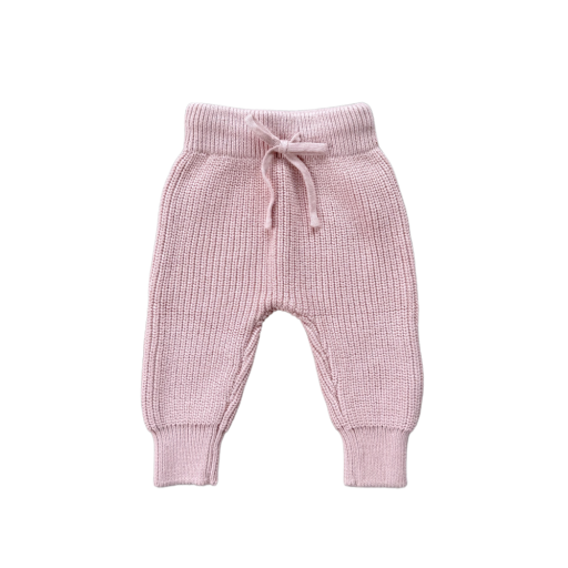 Babysprouts Knit Pants | Misty Rose