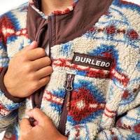 Burlebo Toddler Mountain Fleece Jacket | Arizona Aztec