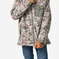 Burlebo Youth Micro Fleece | Classic Deer Camo