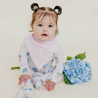Copper Pearl 4 Pack Baby Bandana Bibs | Bow My Gosh