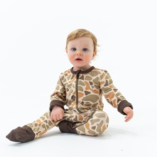 Burlebo Baby Zip Up | Venado Camo