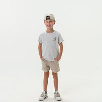 Burlebo Youth Tee | Pintail Triangle Duck - Ss - Ash Grey