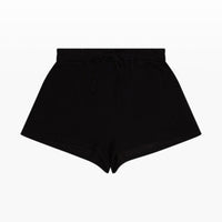 Tenly French Terry Paperbag Shorts Black | Black