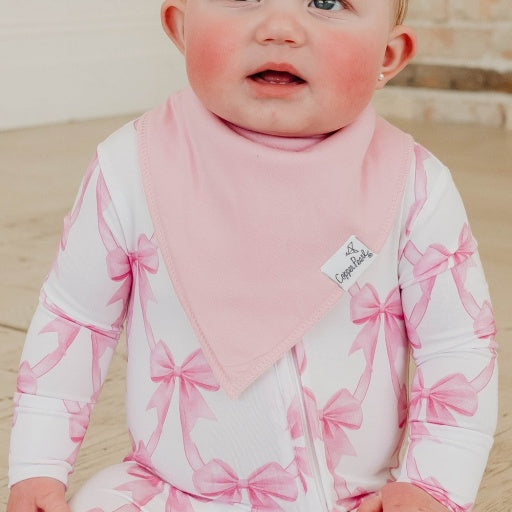 Copper Pearl 4 Pack Baby Bandana Bibs | Bow My Gosh
