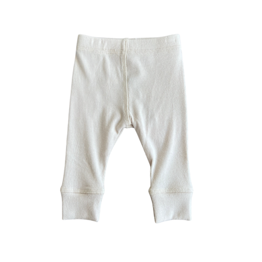 Babysprouts Ribbed Leggings | Cream