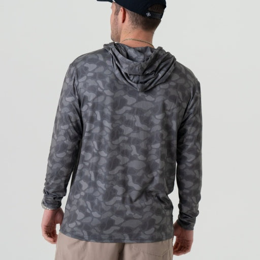 Burlebo Performance Hoodie | Stone Camo