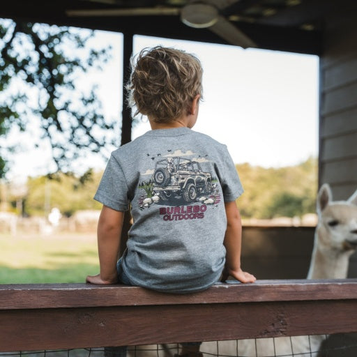 Burlebo Off Road Bronco | Short Sleeve | Dark Heather Grey