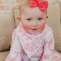 Copper Pearl 4 Pack Baby Bandana Bibs | Bow My Gosh