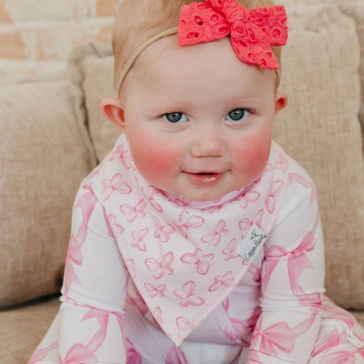 Copper Pearl 4 Pack Baby Bandana Bibs | Bow My Gosh