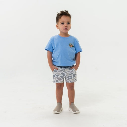 Burlebo Youth Athletic Short | White Camo