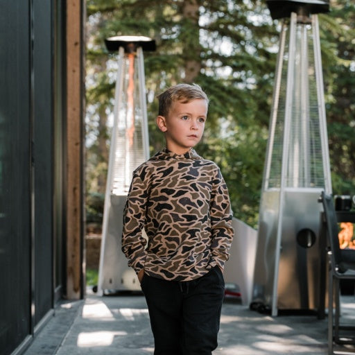 Burlebo Youth Thermal Hoodie | Gauge Camo