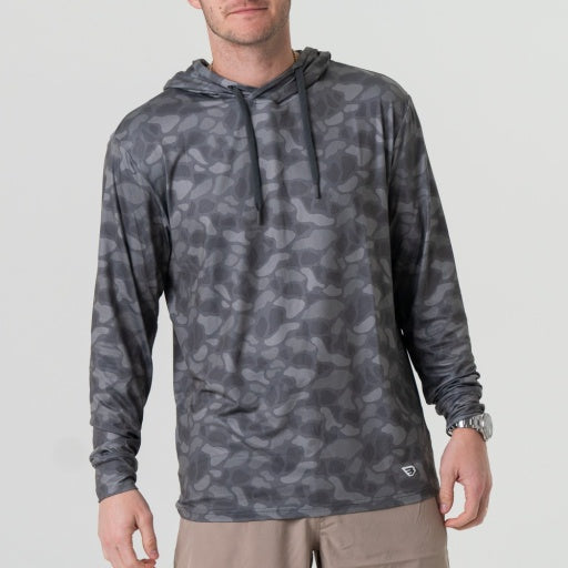 Burlebo Performance Hoodie | Stone Camo