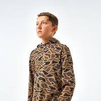 Burlebo Youth Thermal Hoodie | Gauge Camo