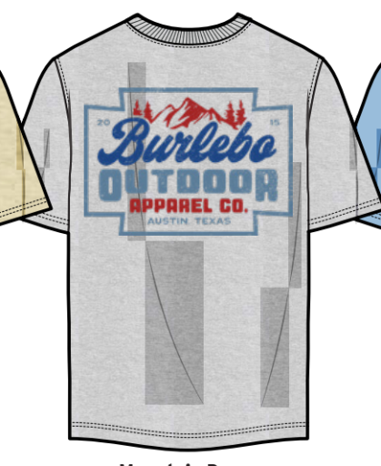 Burlebo Youth Ss Tee | Mountain Range