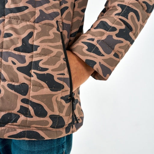 Burlebo Youth Puffer Jacket | Gauge Camo