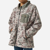 Burlebo Youth Micro Fleece | Classic Deer Camo